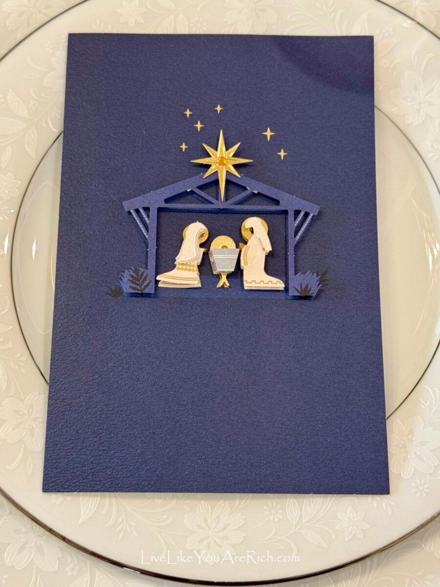 Christmas Nativity Tablescape