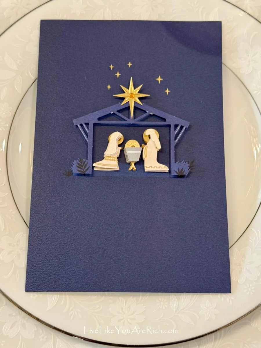 Christmas Nativity Tablescape