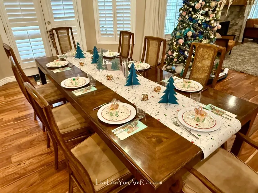 Oh What Fun Ski Chalet Tablescape