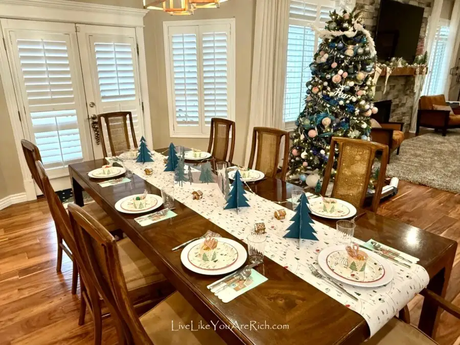 Oh What Fun Ski Chalet Tablescape