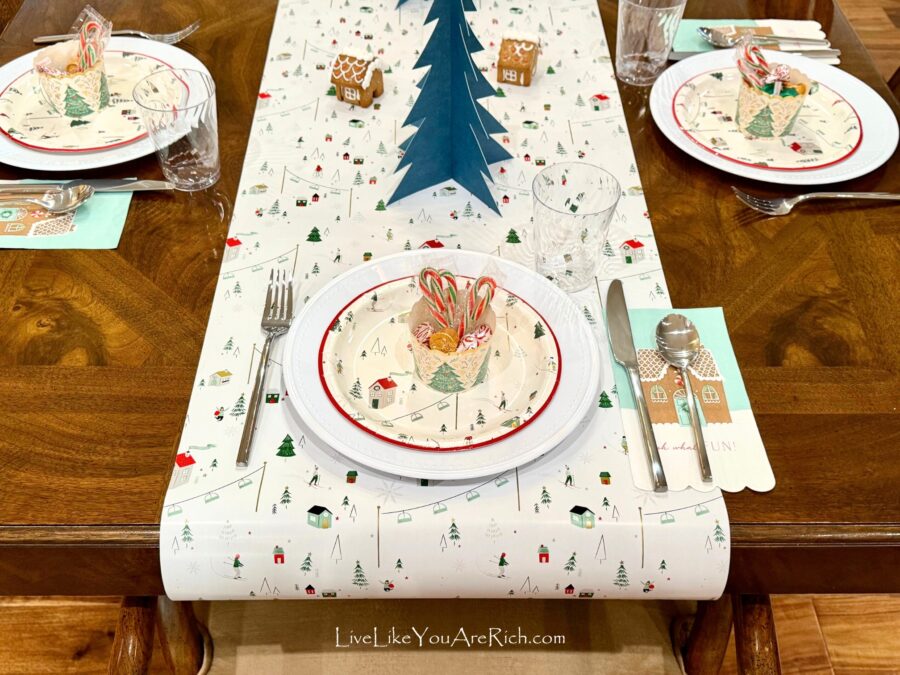 Oh What Fun Ski Chalet Tablescape