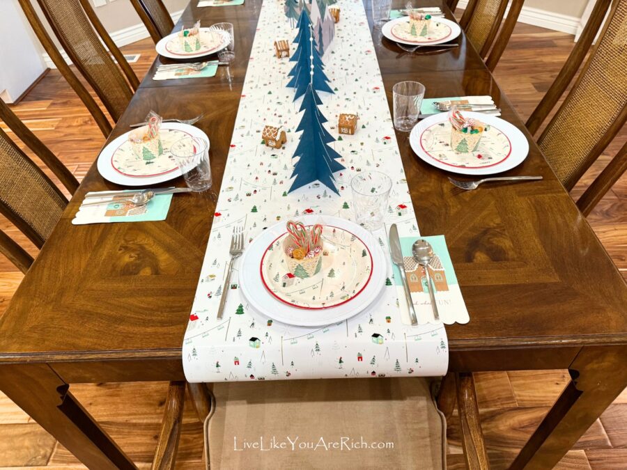 Oh What Fun Ski Chalet Tablescape