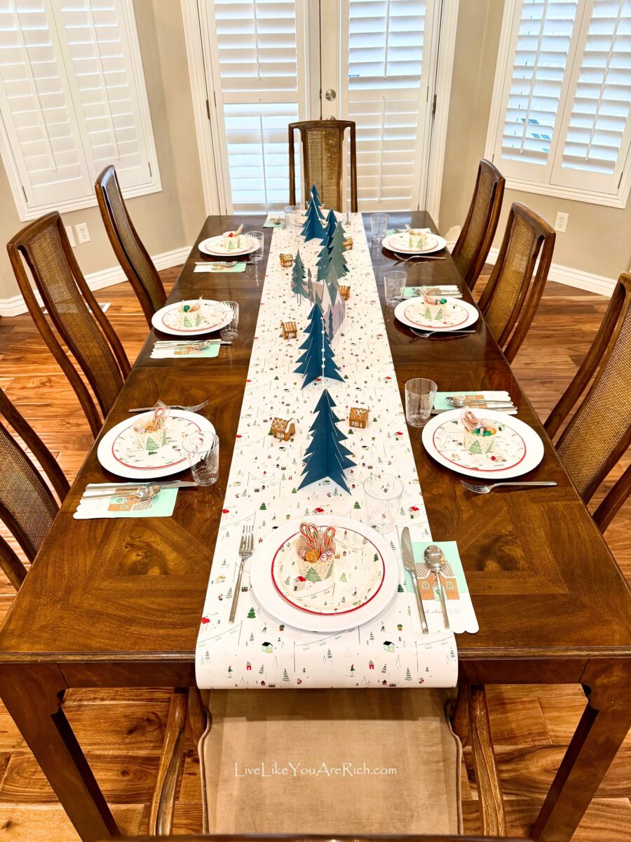 Oh What Fun Ski Chalet Tablescape