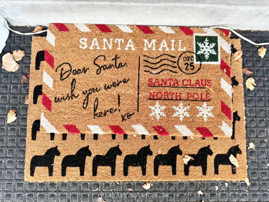 Santa Mail Front Door Decor