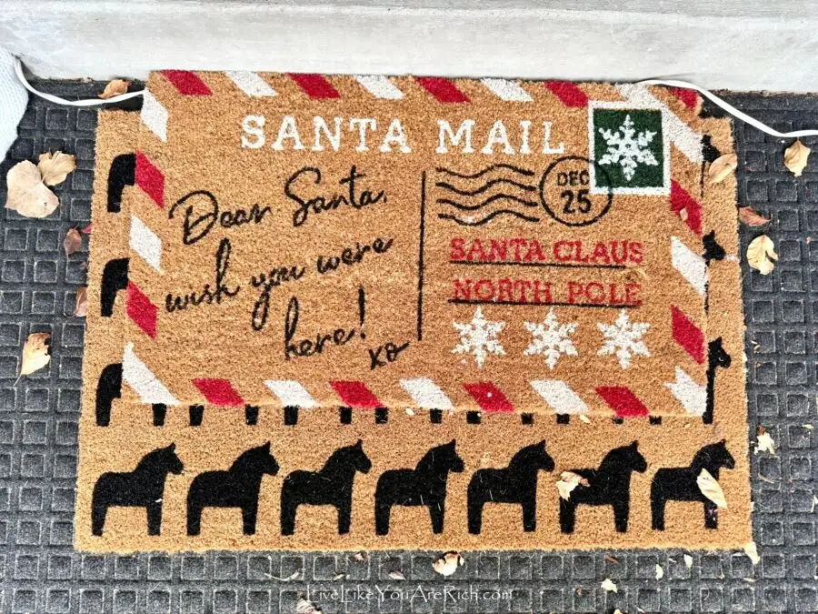 Santa Mail Front Door Decor