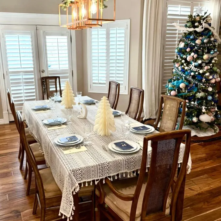 Christmas Nativity Tablescape