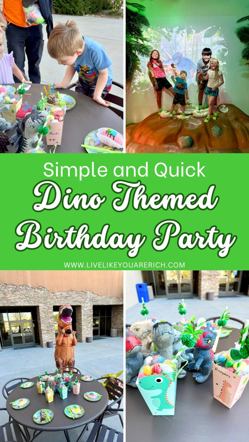 Simple and Quick Dino Themed Party