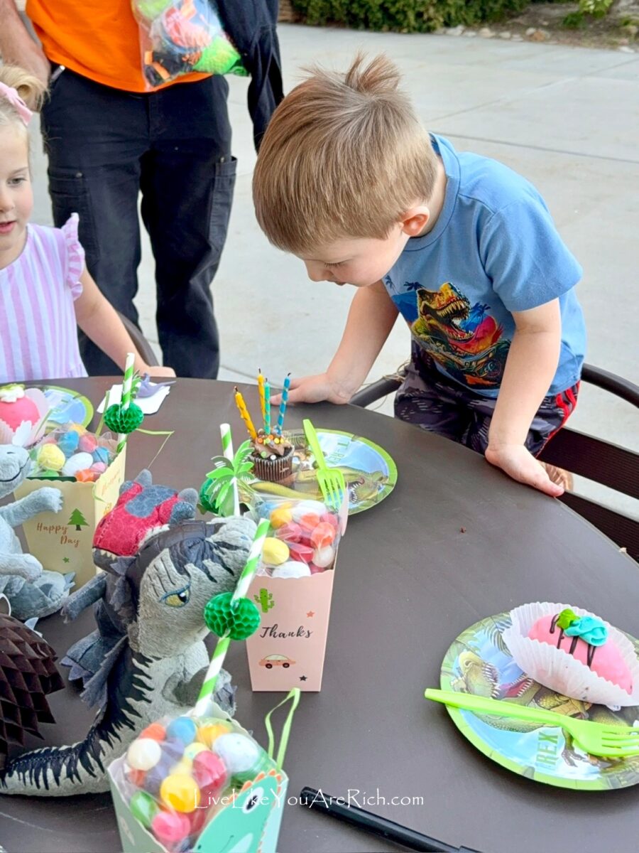 Simple and Quick Dino Themed Birthday Party