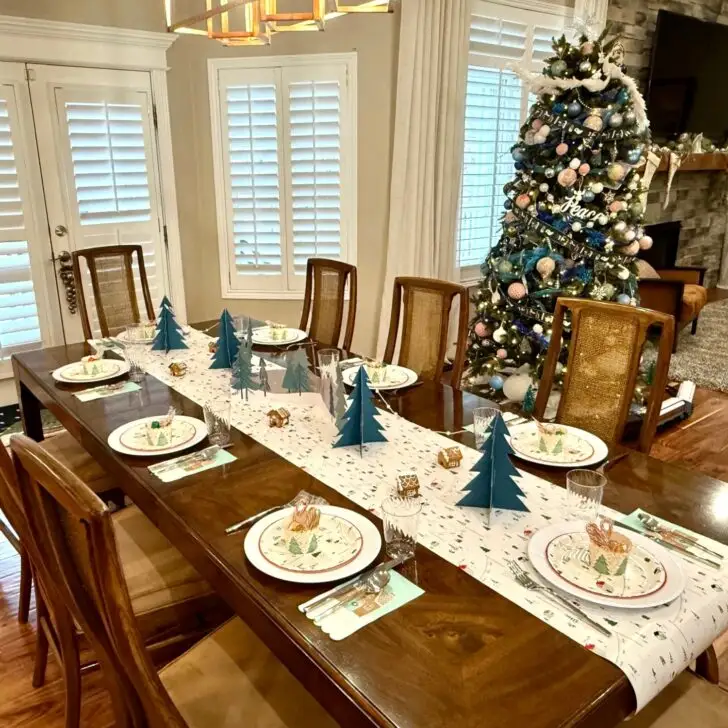 Oh What Fun Ski Chalet Tablescape