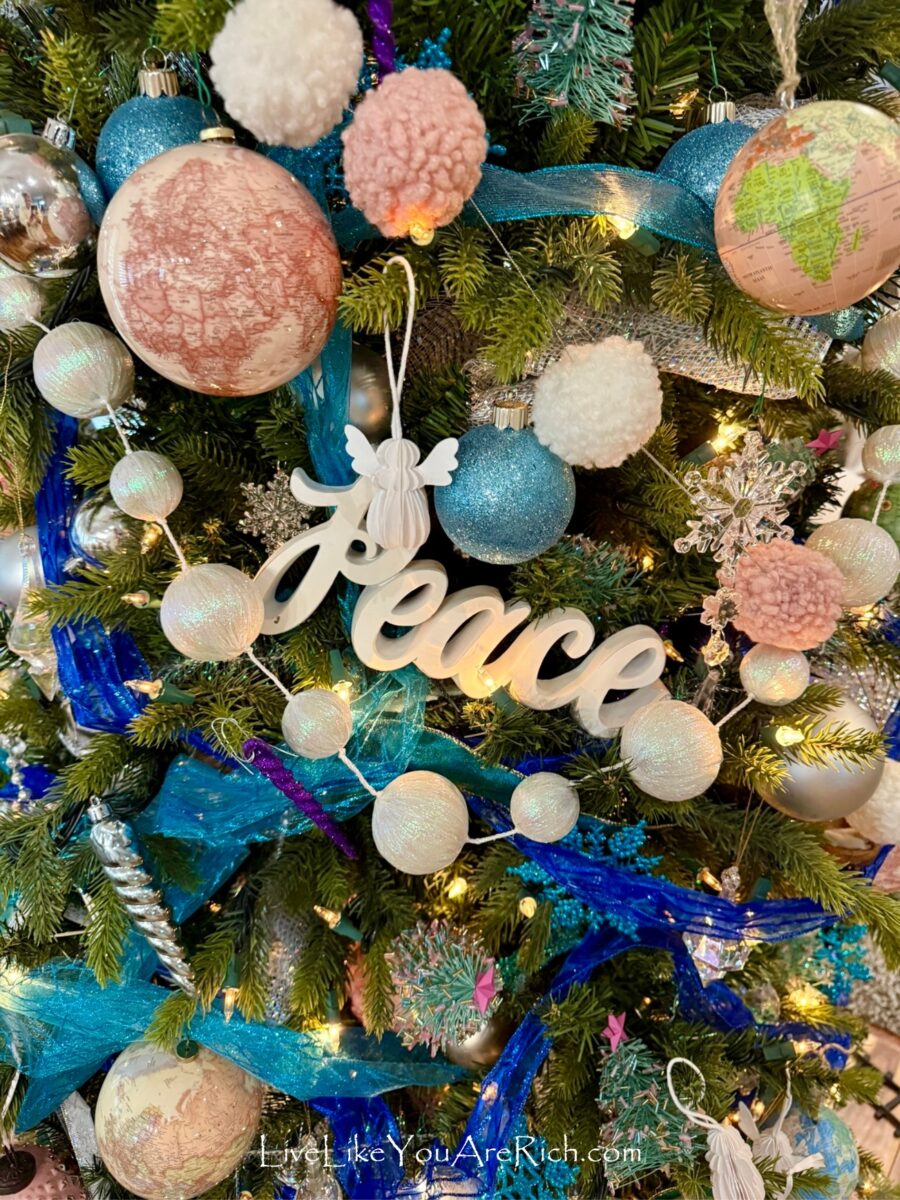Peace on Earth Christmas Tree