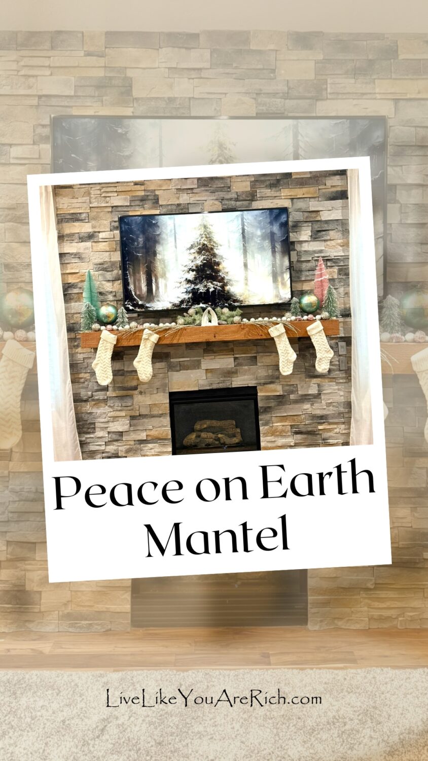 Peace on Earth Mantel