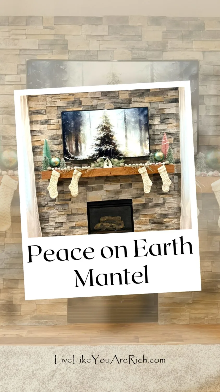 Peace on Earth Mantel