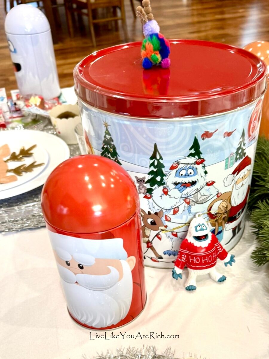 Rudolph Tablescape for Kids