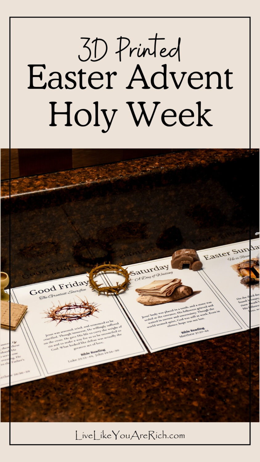 3D Printing Easter Advent Holy Week