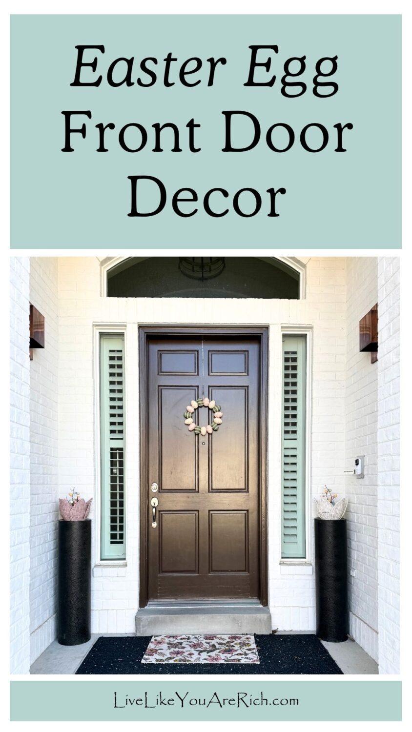 Easter Egg Front Door Decor