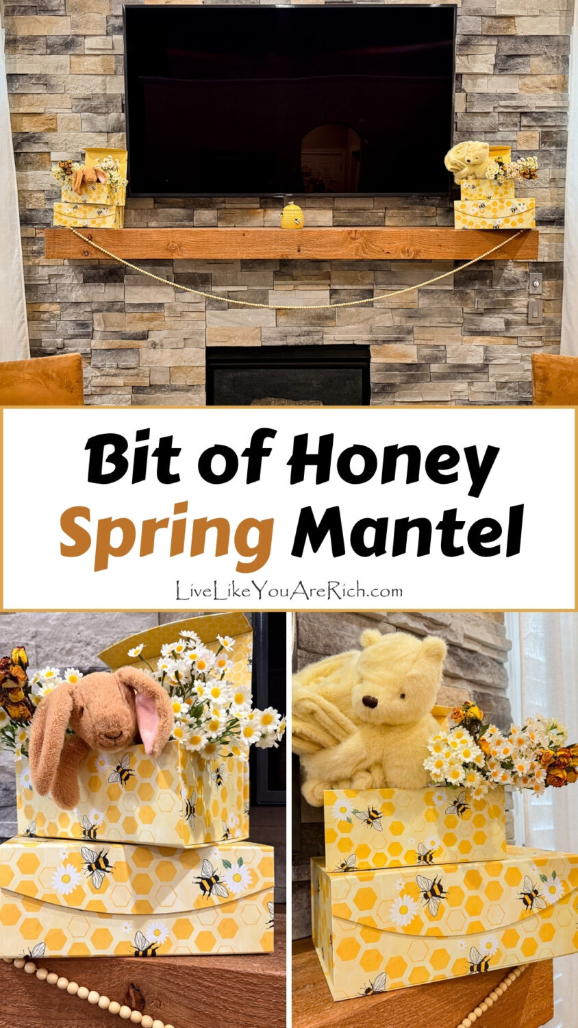 Bit of Honey Spring Mantel