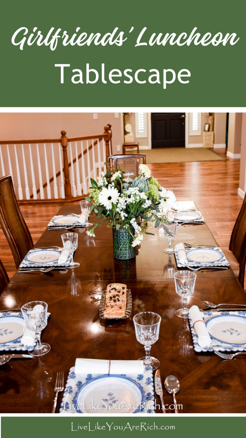 Girlfriends' Luncheon Tablescape