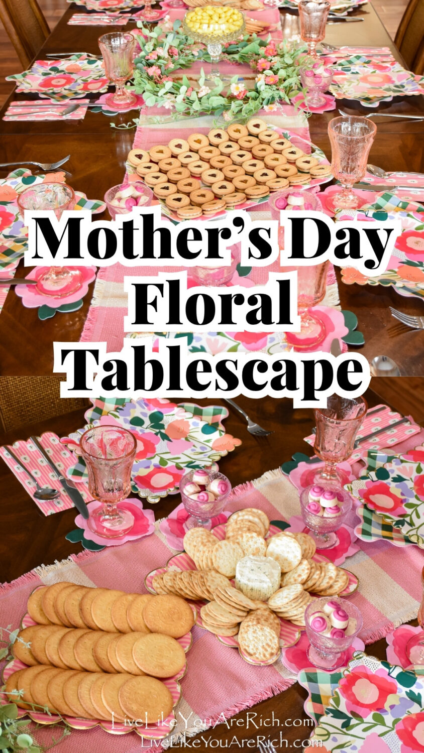 Mother's Day Floral Tablescape