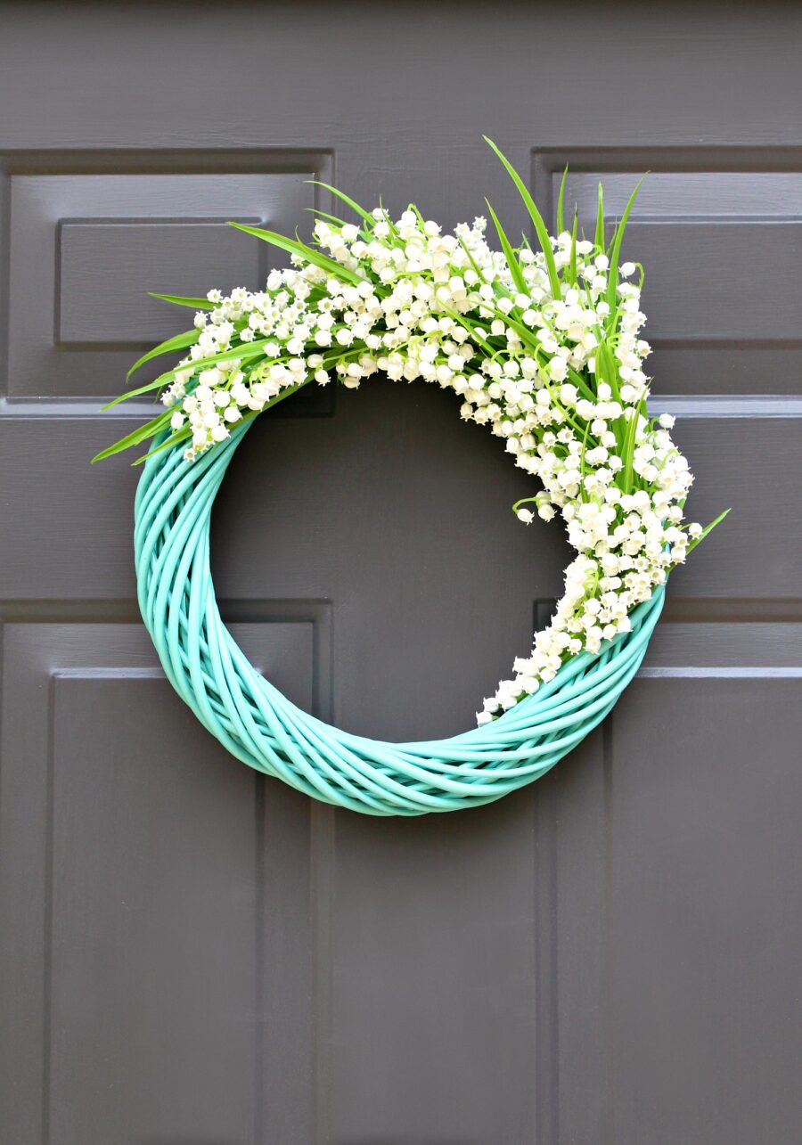 DIY Lily of the Valley Wreath