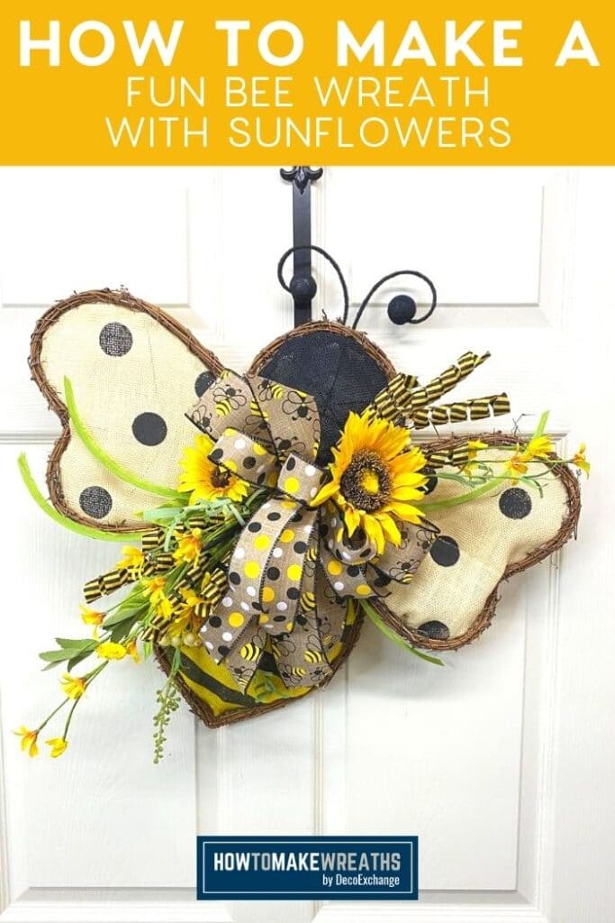 Fun Fee Wreath with Sunflowers