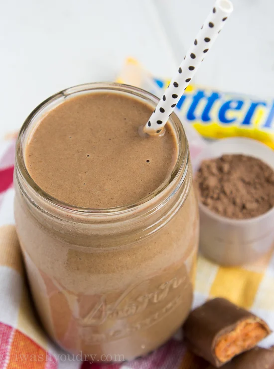 Butterfinger Protein Smoothie