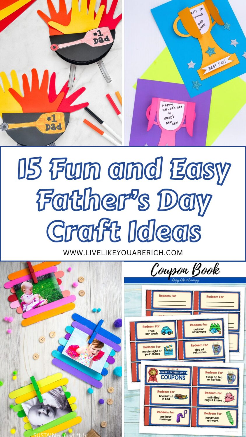 15 Father's Day Craft Ideas for Kids That Dad Will Love