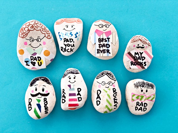 DIY My Dad Rocks Craft