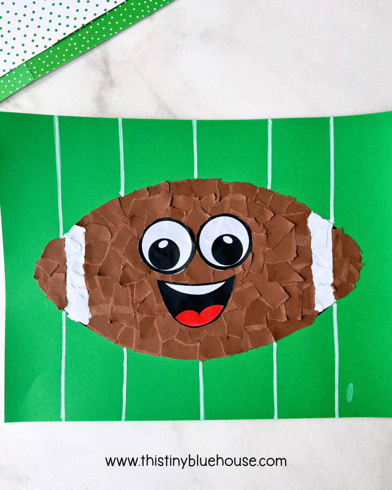 Torn Paper Football Craft