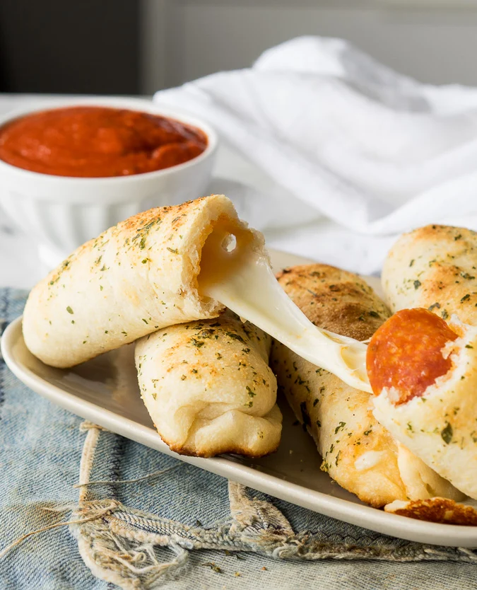 Chessy Pepperoni Pizza Sticks