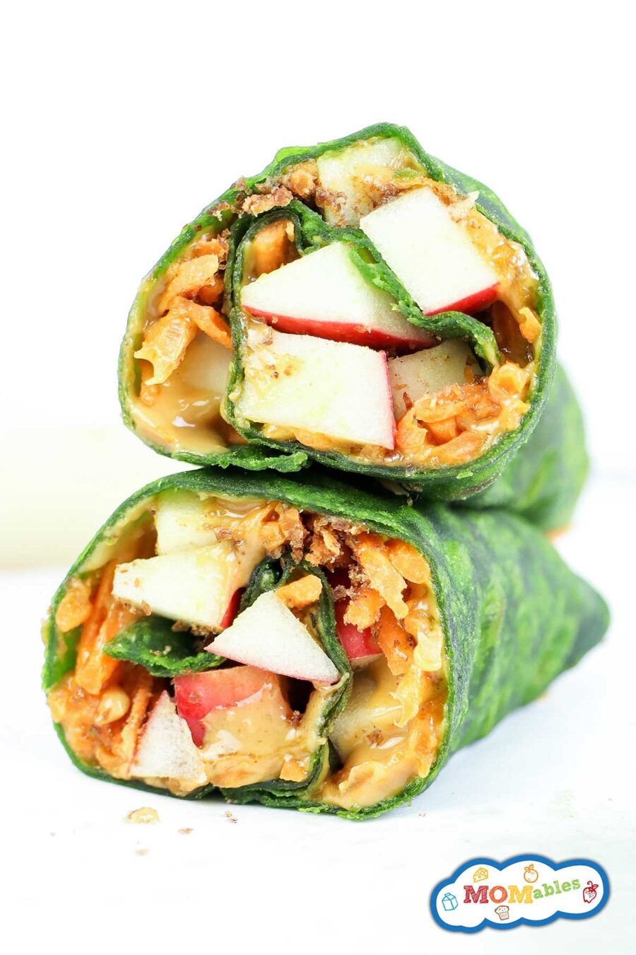 Peanut Butter Apple Wraps 