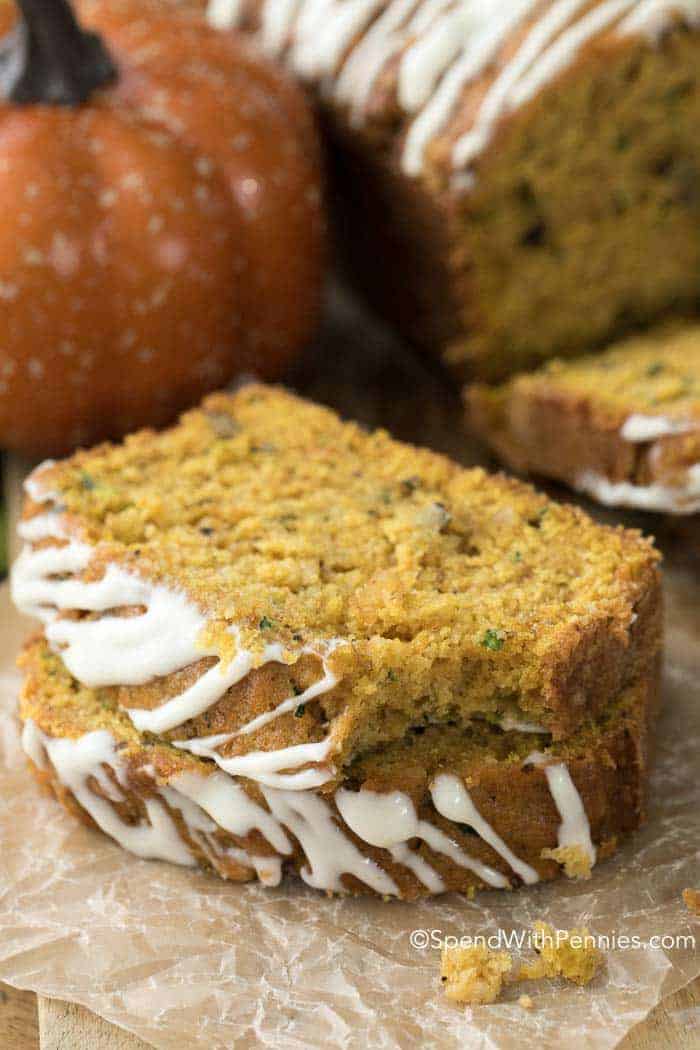 Zucchini Pumpkin Bread