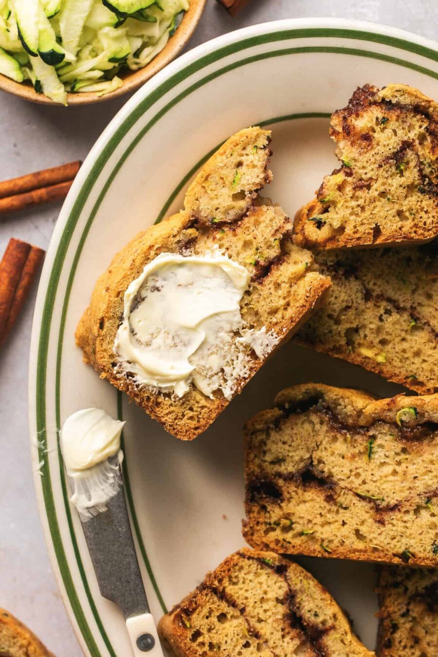 Cinnamon Swirl Zucchini Bread