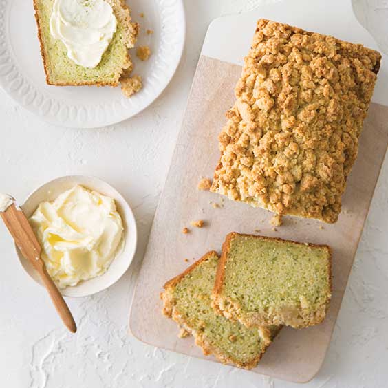 Streusel Zucchini Bread
