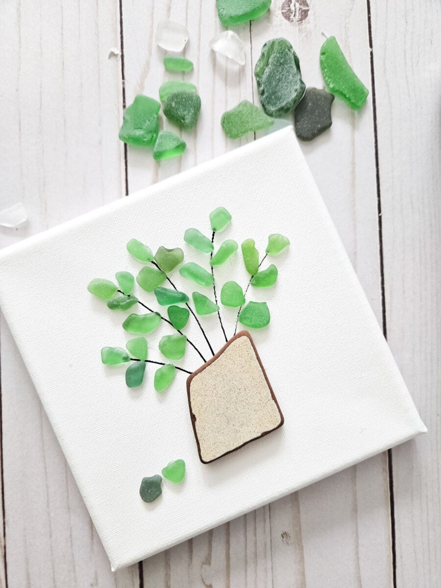 DIY Seaglass Art