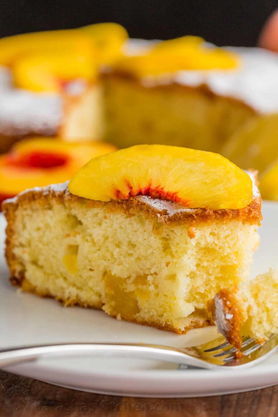 Easy Fresh Peach Cake