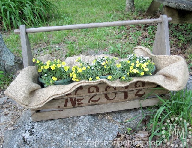 House Number Planter Box