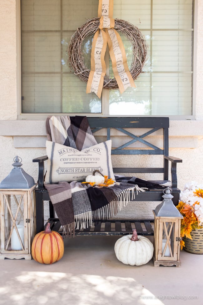 Fall Farmhouse Porch