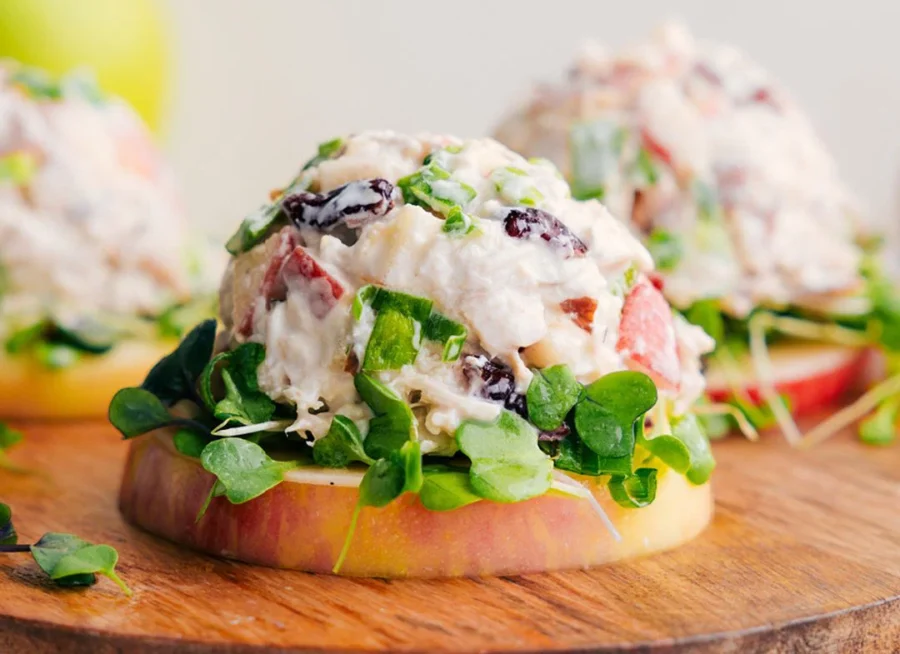 High Protein Apple Chicken Salad