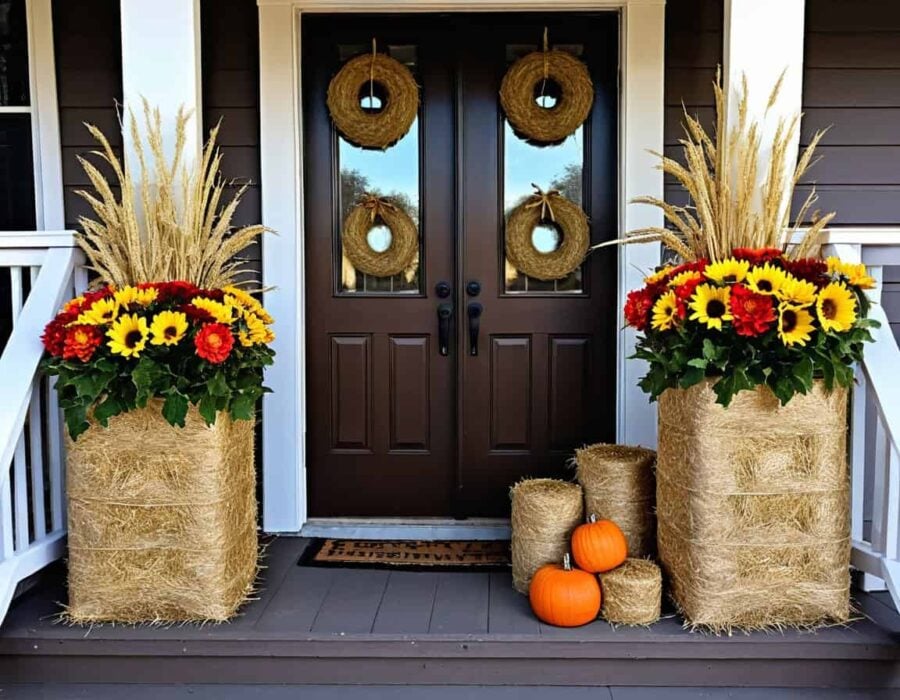 Hay Bale Decorations