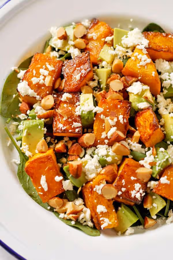 Roasted Pumpkin and Feta Salad