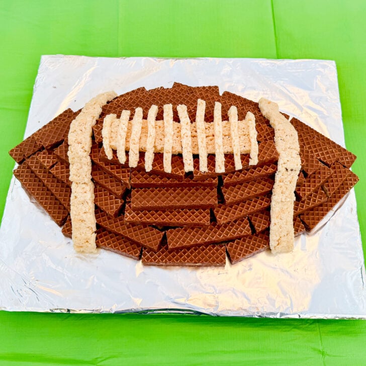 Pep Rally Football Dessert Centerpiece