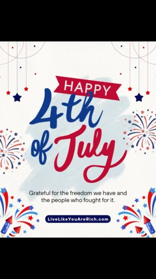 Grateful for the freedom we have and the people who fought for it. 

Happy 4th of July!🎉✨🎆
