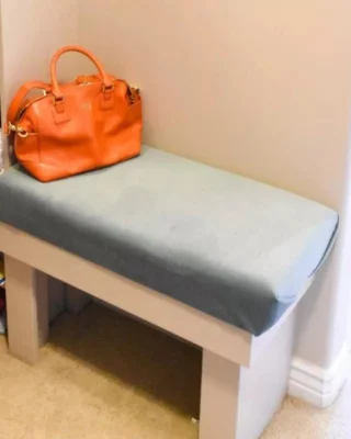 Making a DIY Bench Seat Cushion was super easy to do! After gathering the materials, it only took me about 15 minutes to make. I know you can make one too. 

https://livelikeyouarerich.com/diy-bench-seat-cushion/